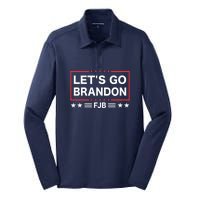 Lets Go Brandon | FJB | Fuck Joe Biden Silk Touch Performance Long Sleeve Polo