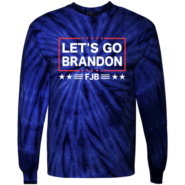 Lets Go Brandon | FJB | Fuck Joe Biden Tie-Dye Long Sleeve Shirt