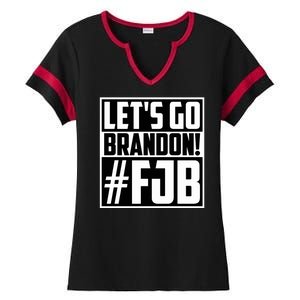 Lets Go Brandon Funny Meme Lets Go Brandon Funny Meme Ladies Halftime Notch Neck Tee