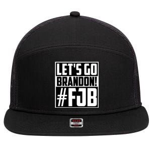 Lets Go Brandon Funny Meme Lets Go Brandon Funny Meme 7 Panel Mesh Trucker Snapback Hat