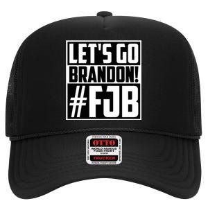 Lets Go Brandon Funny Meme Lets Go Brandon Funny Meme High Crown Mesh Back Trucker Hat