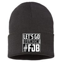 Lets Go Brandon Funny Meme Lets Go Brandon Funny Meme Sustainable Knit Beanie