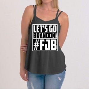 Lets Go Brandon Funny Meme Lets Go Brandon Funny Meme Women's Strappy Tank