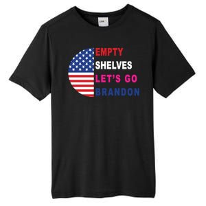 Lets Go Brandon Meme Empty Shelves Half Circle Flag Tall Fusion ChromaSoft Performance T-Shirt