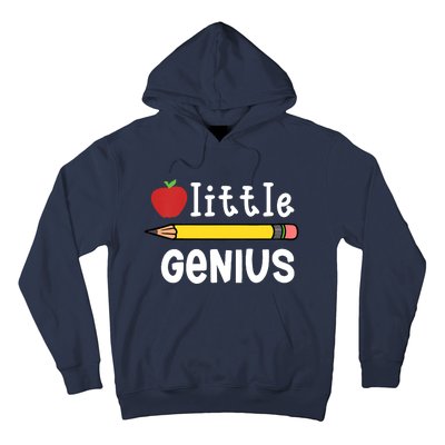 LITTLE GENIUS BACK TO SCHOOL WITH APPLE AND PENCIL Hoodie