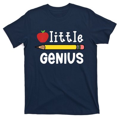 LITTLE GENIUS BACK TO SCHOOL WITH APPLE AND PENCIL T-Shirt