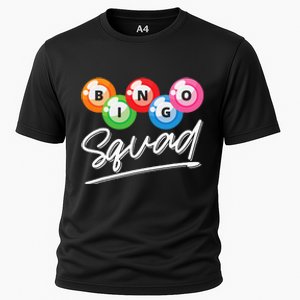 Lottery Gambling Bingo Squad Lotto Bingo Player Bingo Cooling Performance Crew T-Shirt