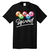 Lottery Gambling Bingo Squad Lotto Bingo Player Bingo Tall T-Shirt