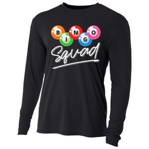 Lottery Gambling Bingo Squad Lotto Bingo Player Bingo Cooling Performance Long Sleeve Crew