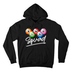 Lottery Gambling Bingo Squad Lotto Bingo Player Bingo Tall Hoodie