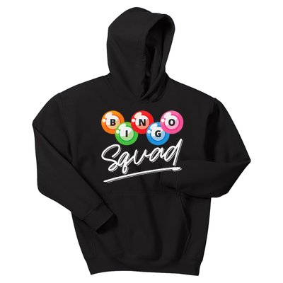 Lottery Gambling Bingo Squad Lotto Bingo Player Bingo Kids Hoodie