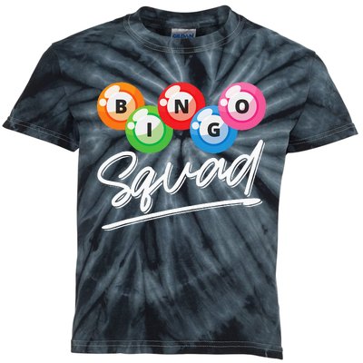 Lottery Gambling Bingo Squad Lotto Bingo Player Bingo Kids Tie-Dye T-Shirt