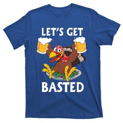 Lets Get Basted Beer Thanksgiving Turkey Gift T-Shirt