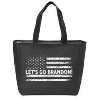 LetS Go Brandon Joe Biden Chant Impeach Biden Usa Flag Zip Tote Bag