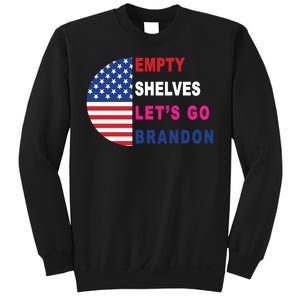 Lets Go Brandon Meme Classic American Flag Half Circle Sweatshirt