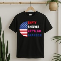 Lets Go Brandon Meme Classic American Flag Half Circle T-Shirt