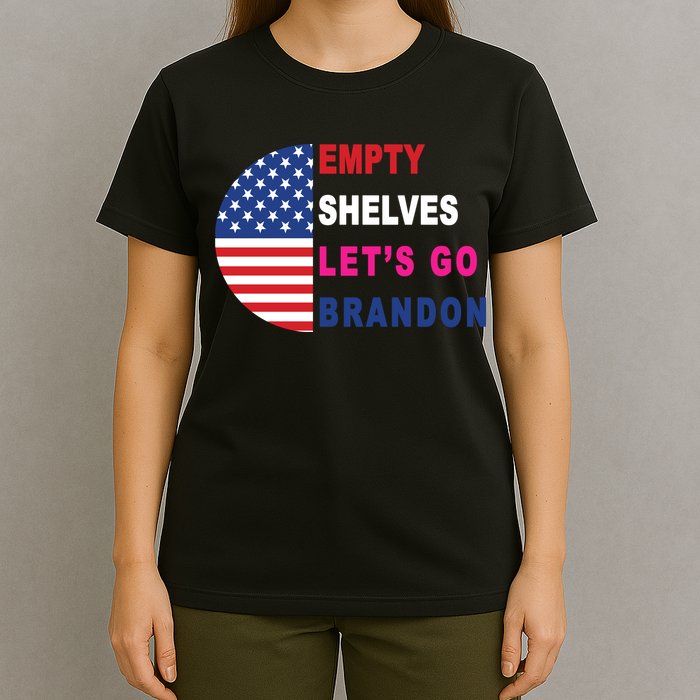 Lets Go Brandon Meme Classic American Flag Half Circle T-Shirt