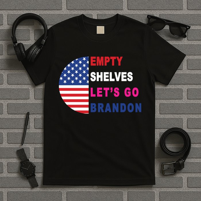 Lets Go Brandon Meme Classic American Flag Half Circle T-Shirt