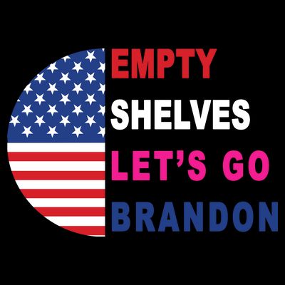 Lets Go Brandon Meme Classic American Flag Half Circle T-Shirt