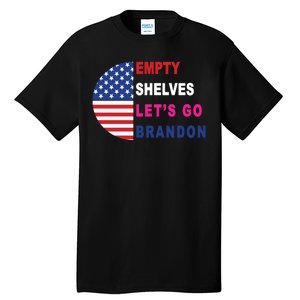 Lets Go Brandon Meme Classic American Flag Half Circle Tall T-Shirt