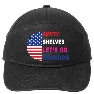 Lets Go Brandon Meme Classic American Flag Half Circle 7-Panel Snapback Hat