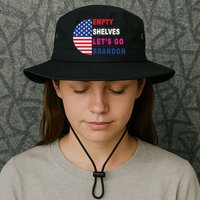 Lets Go Brandon Meme Classic American Flag Half Circle Bucket Hat