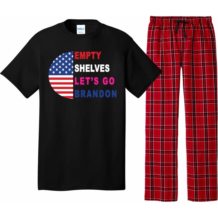 Lets Go Brandon Meme Classic American Flag Half Circle Pajama Set