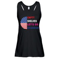 Lets Go Brandon Meme Classic American Flag Half Circle Ladies Essential Flowy Tank