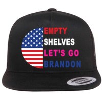 Lets Go Brandon Meme Classic American Flag Half Circle Flatbill Hat