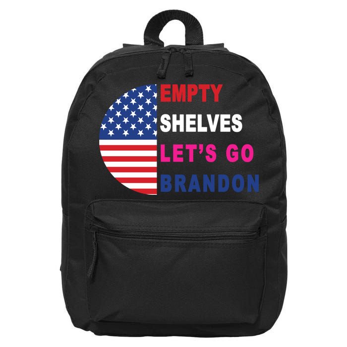 Lets Go Brandon Meme Classic American Flag Half Circle 16 in Basic Backpack