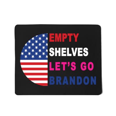 Lets Go Brandon Meme Classic American Flag Half Circle Mousepad