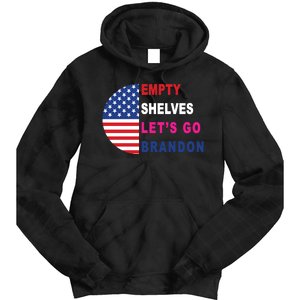 Lets Go Brandon Meme Classic American Flag Half Circle Tie Dye Hoodie