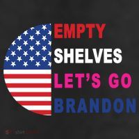 Lets Go Brandon Meme Classic American Flag Half Circle Trucker Hat