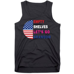 Lets Go Brandon Meme Classic American Flag Half Circle Tank Top