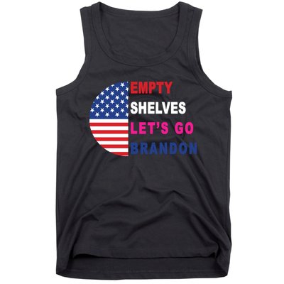 Lets Go Brandon Meme Classic American Flag Half Circle Tank Top