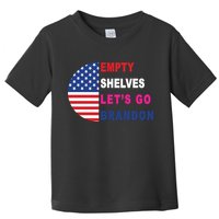 Lets Go Brandon Meme Classic American Flag Half Circle Toddler T-Shirt