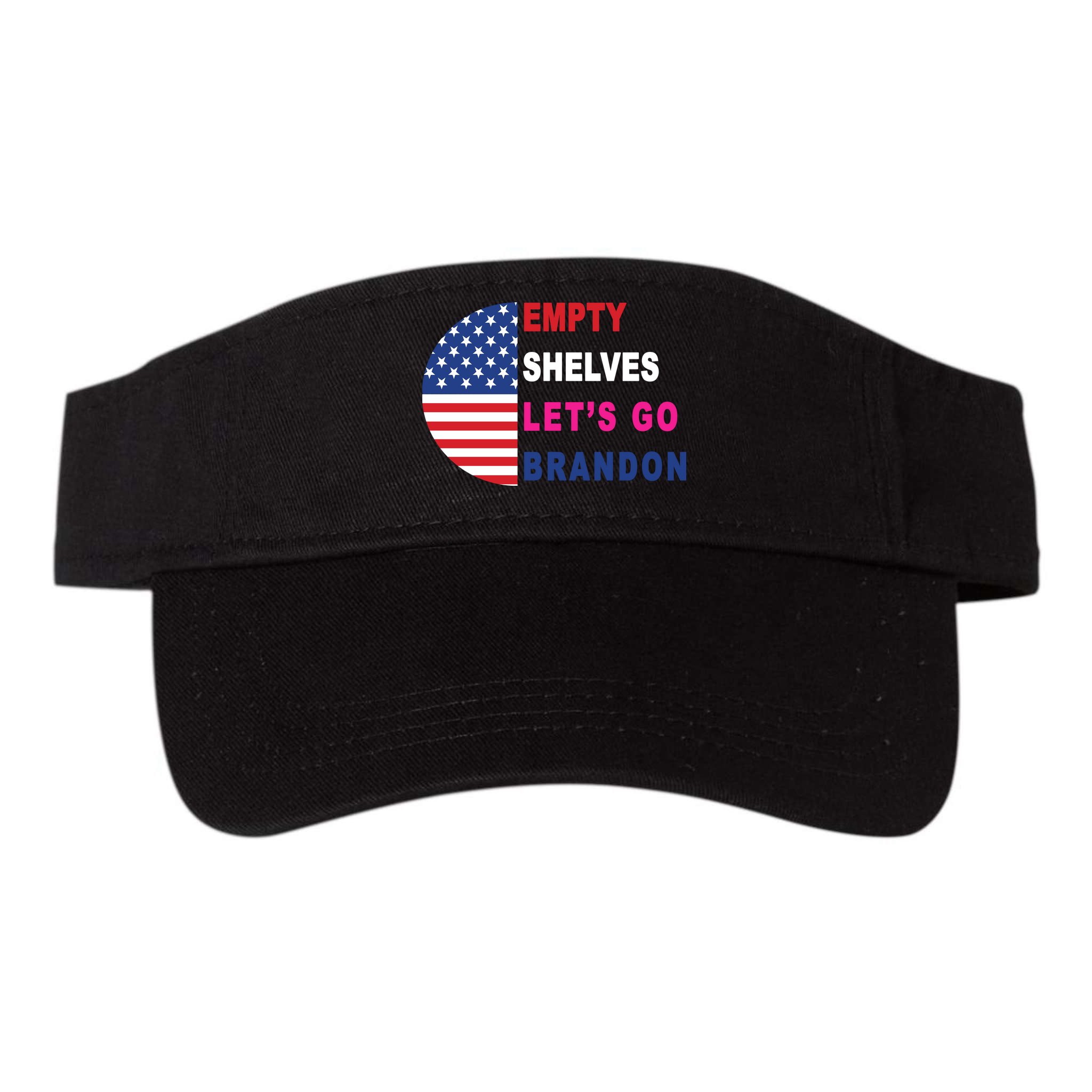 Lets Go Brandon Meme Classic American Flag Half Circle Visor
