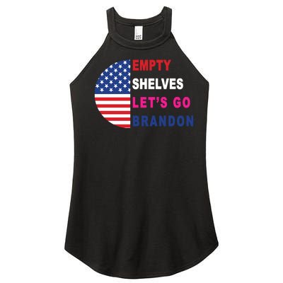 Lets Go Brandon Meme Classic American Flag Half Circle Women’s Perfect Tri Rocker Tank