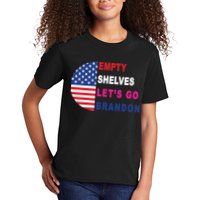 Lets Go Brandon Meme Classic American Flag Half Circle Kids T-Shirt