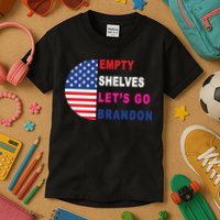 Lets Go Brandon Meme Classic American Flag Half Circle Kids T-Shirt