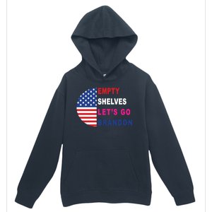 Lets Go Brandon Meme Classic American Flag Half Circle Urban Pullover Hoodie