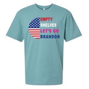 Lets Go Brandon Meme Classic American Flag Half Circle Sueded Cloud Jersey T-Shirt