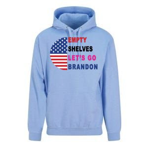 Lets Go Brandon Meme Classic American Flag Half Circle Unisex Surf Hoodie