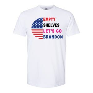 Lets Go Brandon Meme Classic American Flag Half Circle Softstyle CVC T-Shirt