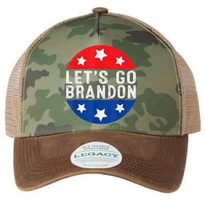 Let's Go Brandon Retro Vintage Design Legacy Tie Dye Trucker Hat