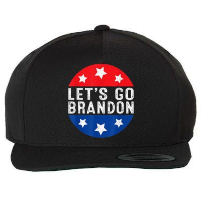 Let's Go Brandon Retro Vintage Design Wool Snapback Cap