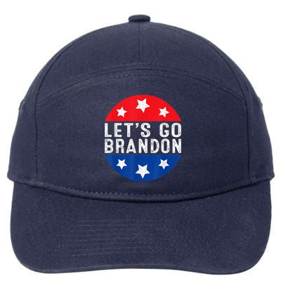 Let's Go Brandon Retro Vintage Design 7-Panel Snapback Hat