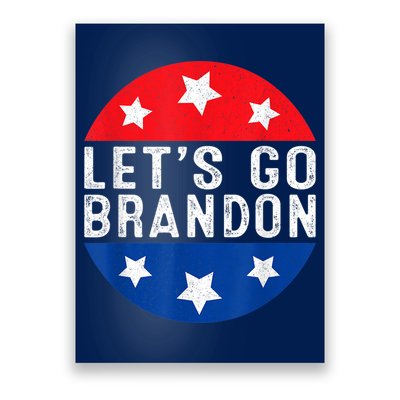 Let's Go Brandon Retro Vintage Design Poster