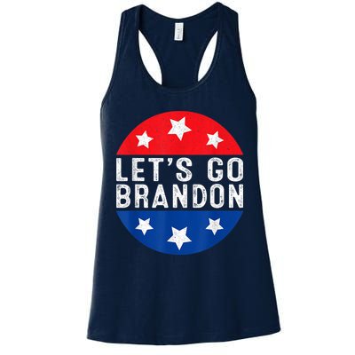 Let's Go Brandon Retro Vintage Design Womens Tank Top