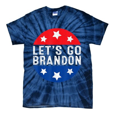 Let's Go Brandon Retro Vintage Design Tie-Dye T-Shirt